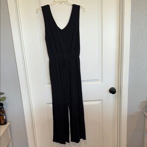 Comfy Charcoal Sleeveless Jumpsuit